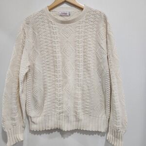 Vintage Norman Shirtmaker 100% Cotton Womens Sweater Medium